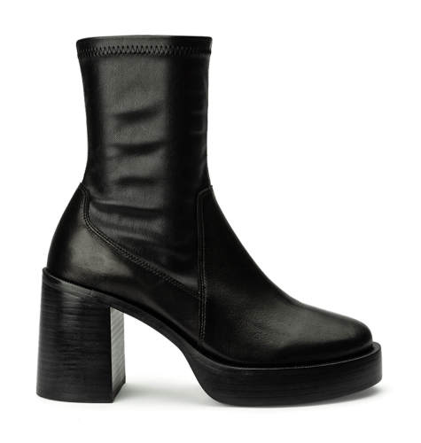 Tiana Black Venice/Black Venezia 9cm Ankle Boots