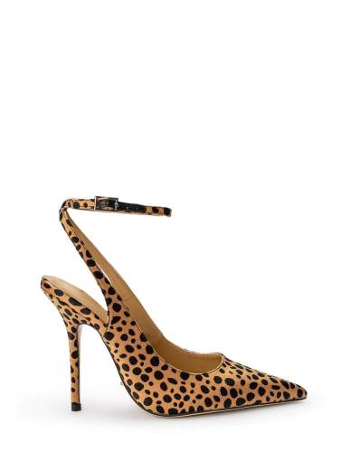 Gallery Leopard Satin 11cm Heels