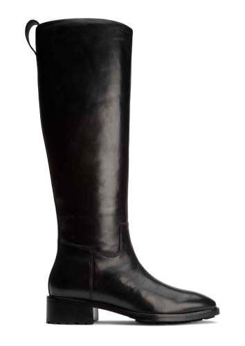 Eleanor Black Como 4cm Calf Boots