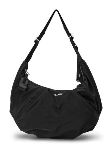 Newport Black Nylon Cross Body Bag