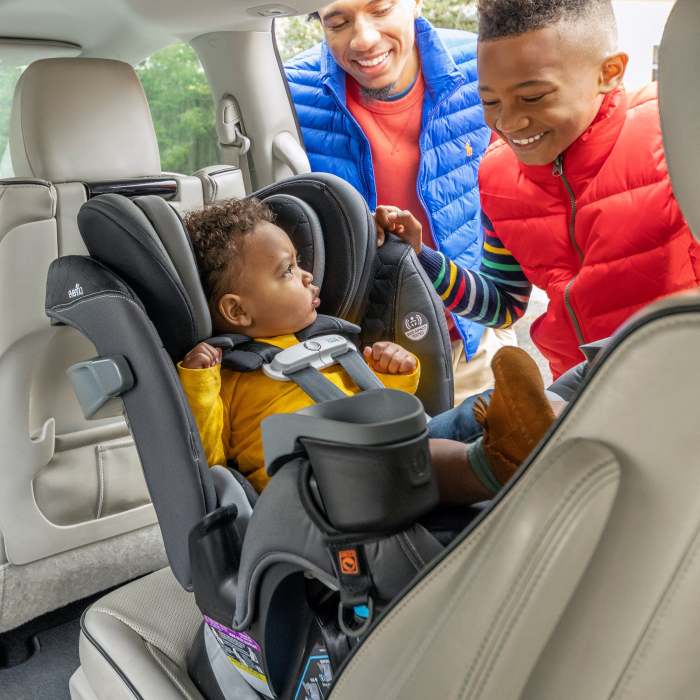 Evenflo All4one Dlx All In One Convertible Car Seat With Sensorsafe - Evenflo Convertible Car Seat Forward Facing