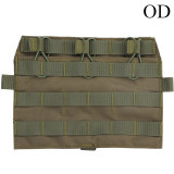 Tactical QD Front Molle Pouch Panel Detachable Flap JPC AVS Vest System Component Hunting Airsoft Paintball Accessories Nylon