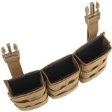 Tactical Airsoft FAST 7.62 AK47 Triple Magazine Insert Pouch (Tall) For LV119 FSCK AVS FCPC Hunting Vest Paintball