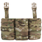 Tactical Airsoft FAST 7.62 AK47 Triple Magazine Insert Pouch (Tall) For LV119 FSCK AVS FCPC Hunting Vest Paintball