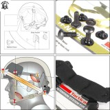 Tactical MICH ACH Helmet Retention System H-Nape Chin Strap For ACH/MICH/Fast Helmet Airsoft Hunting Paintball Sports Safety
