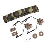 Z-TAC Airsoft Z Tactical FAST HELMET RAIL ADAPTER SET Comtac Headset Ops-Core ARC FOR Element C1 C2 C4 Tatical