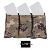 EMERSONGEAR Triple M4 Mag Pouch Tactical Molle Rapid Reloading Magazine Pouch for Airsoft Wargame Gear Painball Hunting EM2388