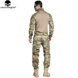 EMERSONGEAR Gen2 Airsoft Training Clothing Combat Shirt Pants with Elbow Knee Pads Camouflage Suit Hunting Uniform EM2725