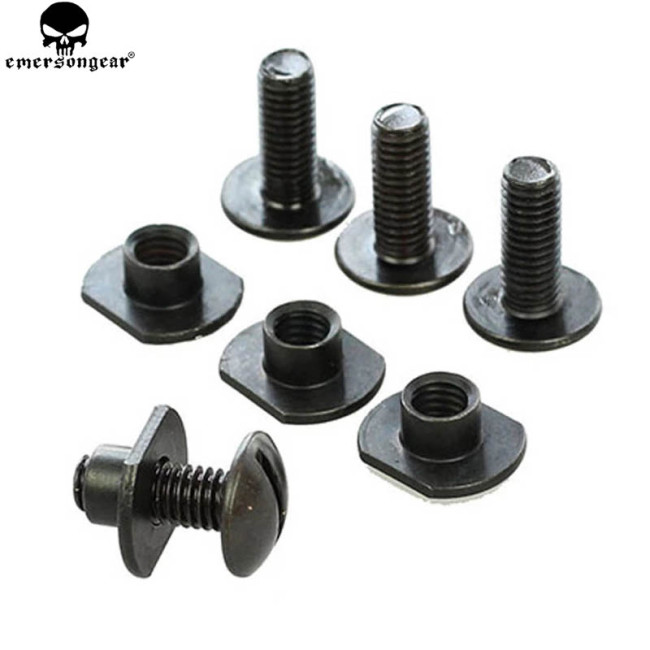 EMERSONGEAR Tactical MICH Helmet FAST Helmet Screw Airsoft Hunting Paintball Safety Sports Sport Accessories 4 PCS