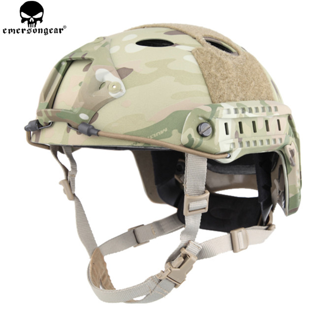 EMERSONGEAR Fast Helmet PJ type Tactical Adjustable Protective Helmet For Combat Airsoft Paintball Hiking Cycling EM5668