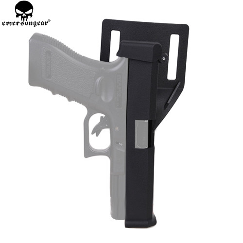 EMERSONGEAR Airsoft IPSC Competitive Holster Quick Release Loaded Holster Automatic Loading Locking Holster For Glock 17 EM6336