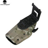 EMERSONGEAR 579 Tactical Gun Pistol Holster Right Hand Quick Release  Airsoft Shooting Holster Gear w/ Belt Clip For Knife EM6284