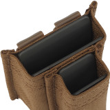 Tactical FAST 9MM+5.56 Double MOLLE Multi-function Tactical A Set of Two Magazine Pouch For Battle Belt FCPC Vest Paintball