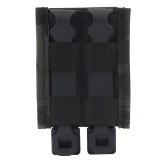 Tactical FAST 5.56 Single Mag Pouch MOLLE Magazine Pouch Holder Quick Draw Magazine Holster Hunting Paintball (Medium)