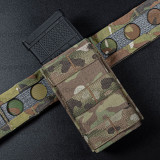 Tactical FAST 5.56 Single Mag Pouch MOLLE Magazine Pouch Holder Quick Draw Magazine Holster Belt Mag Carrier Hunting (Long)