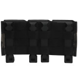 Tactical Triple Medium 5.56 M4 KYWI Magazine Pouch Insert Open Malice Clip Strap 500D Nylon Paintball Hunting Airsoft (Medium)