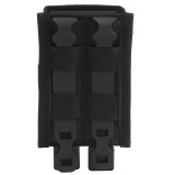 Tactical FAST 5.56 Single Mag Pouch MOLLE Magazine Pouch Holder Quick Draw Magazine Holster Belt Mag Carrier Hunting (Long)