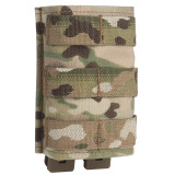 Tactical FAST 5.56 Single Mag Pouch MOLLE Magazine Pouch Holder Quick Draw Magazine Holster Belt Mag Carrier Hunting (Long)