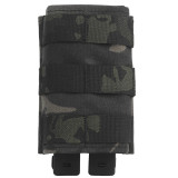 Tactical FAST 5.56 Single Mag Pouch MOLLE Magazine Pouch Holder Quick Draw Magazine Holster Belt Mag Carrier Hunting (Long)