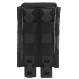 Tactical FAST 5.56 Single Mag Pouch MOLLE Magazine Pouch Holder Quick Draw Magazine Holster Belt Mag Carrier Hunting (Long)