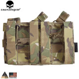 EMERSONGEAR Triple Open Top Mag Pouch Tactical Modular Magazine Molle pouch For Hunting Wargame EM6355