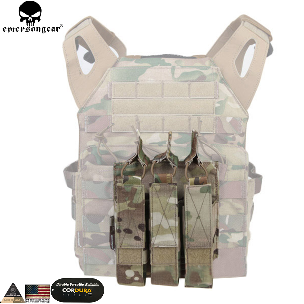 EMERSONGEAR Modular Triple Pouch Airsoft Hunting MP7 MP5 Magazine