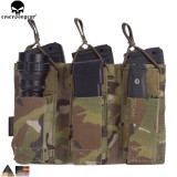 EMERSONGEAR 5.56 Triple Open Top Pistol Mag Pouch Airsoft  Wargame Mag Pouch Tactical Molle Magazine Pouch EM6363