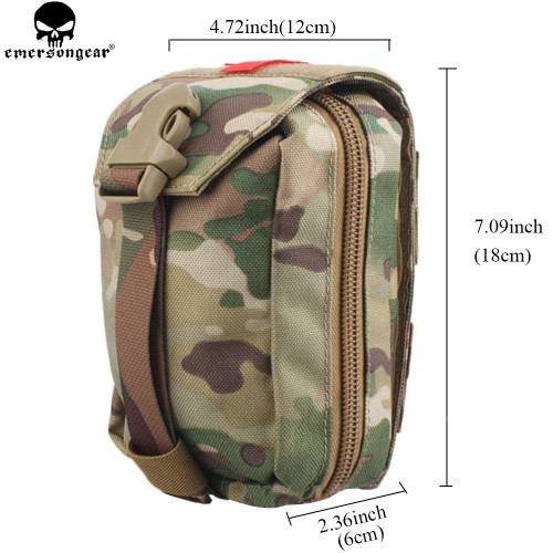 EMERSONGEAR Tactical MOLLE First Aid Kit Pouch Medic Rip-Away EMT IFAK Survival BagEM6368