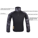 EMERSONGEAR Gen2 BDU Tactical Combat Uniform Tactical Shirt Pants with Elbow Knee Pads Airsoft Outdoor Hunting Suit TYP EM6927