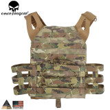 EMERSONGEAR Tactical Vest MOLLE JPC Vest Airsoft Paintball Molle Vest Chest Protective Plate Carrier  Combat Vest EM7344