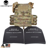 EMERSONGEAR Tactical Vest MOLLE JPC Vest Airsoft Paintball Molle Vest Chest Protective Plate Carrier  Combat Vest EM7344