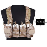 EMERSONGEAR Easy Chest Rig Vest Tactical Combat Recon Vest with Magazine Pouch Airsoft Hunting Paintball Vest  EM7450