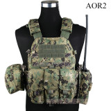 EMERSONGEAR LBT6094A Tactical Vest With Mag Pouch Molle Chest Rig Vest Airsoft Paintball Combat Vest EM7440