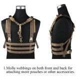 EMERSONGEAR MOLLE System Low Profile Chest Rig Vest Hunting Airsoft Vest Profile Chest Rig Tactical Vest EM7452