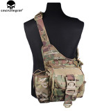 EMERSONGEAR Jumbo Versipack Tactical Sling Pack Recon Military Tactical Gear Bag Multicam Black Khaki EM8345