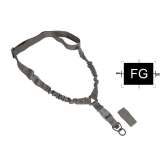 EMERSONGEAR Tactical Gun Sling LQE One Point Sling with Mash Hook Rifle Sling  ACU Black EM8489