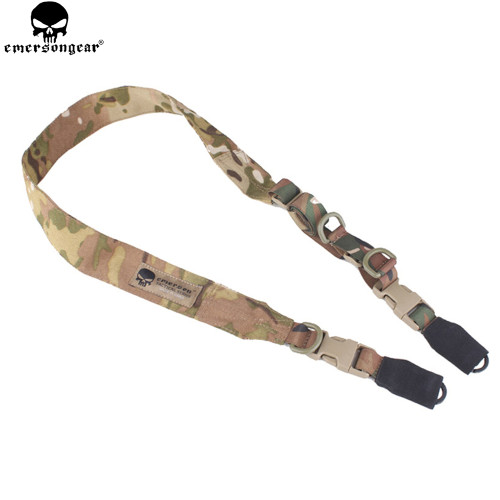 EMERSONGEAR L.Q.E One Two Point Slings Series Hunting Airsoft Slings with MASH Hook Rifle Sling Tactical Gun Sling EM8490