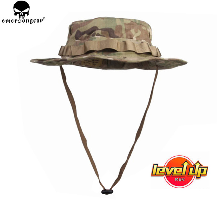 EMERSONGEAR Tactical Boonie Hat Army Hunting Hat Boonie Cap Airsoft  Camouflage Hunting Sunshine Hat emerson Multicam