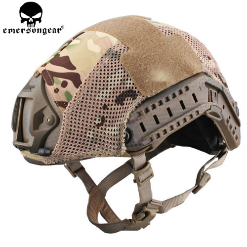 EMERSONGEAR Fast Helmet Cover Tactical Protective Military Hunting Airsoft Fast Helmet Mesh Cover Helmet Accessories EM8809