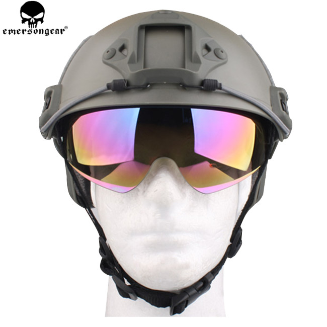 EMERSONGEAR Fast Helmets Protective Goggle Helmet Accessories Replacement Goggle Hiking Eyewear Glasses EM8817
