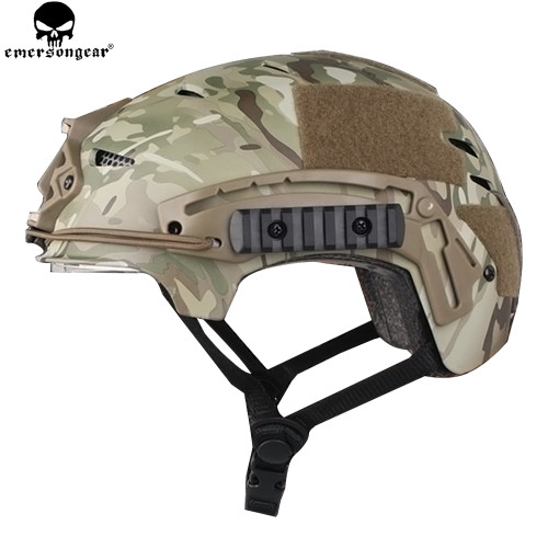 EMERSONGEAR EXF BUMP Helmet with Goggle Glasses Protective Tactical Military Airsoft Paintball Helmet Multicam EM8981