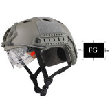 EMERSONGEAR FAST Helmet With Protective Goggle Glasses PJ Type Tactical Helmet For Airsoft Paintball Hiking Cycling EM8819