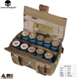 EMERSONGEAR Shotgun Shell Pouch Holder Ammo Carrier Shot shell Reload Holder Molle pouch For Paintball Tactical Hunting EM9040