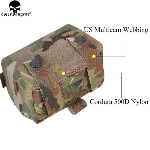 EMERSONGEAR Shotgun Shell Pouch Holder Ammo Carrier Shot shell Reload Holder Molle pouch For Paintball Tactical Hunting EM9040