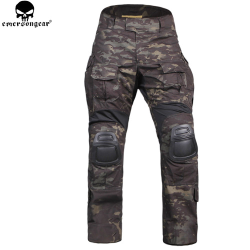 EMERSONGEAR New Gen3 Combat Pants With Knee Pads Wear-resistant Training Clothing Airsoft Tactical Pants Multicam Black