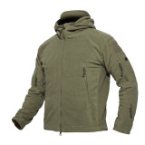 Tactical  Uniform Outdoor Soft Shell Fleece Hoody Jacket Jaket Men Thermal Hunting Clothing Hoodies Camping Hiking