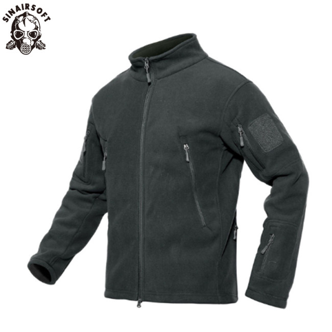 SINAIRSOFT Milrescuer Winter Jacket  Tactical Outdoor Soft Shell Fleece Warm Jacket Men Sportswear Thermal Hunting Sport
