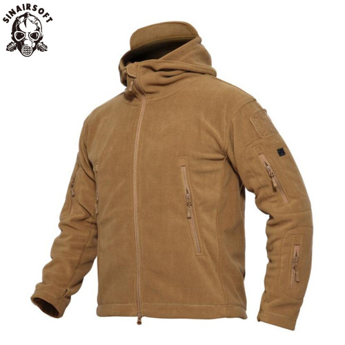 Tactical  Uniform Outdoor Soft Shell Fleece Hoody Jacket Jaket Men Thermal Hunting Clothing Hoodies Camping Hiking