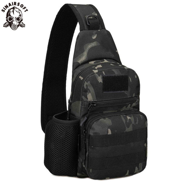 SINAIRSOFT Tactical Fishing Army Bag Men Sling Chest Message Bag