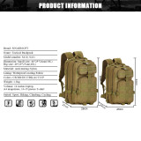Tactical Molle Backpack Hunting Fishing Camping 3P Backpacks Serpentine  Hiking Sport Travel Rucksacks Bag Climbing Bags